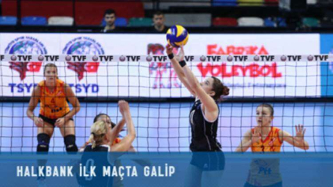 Halkbank Galibiyetle Başladı