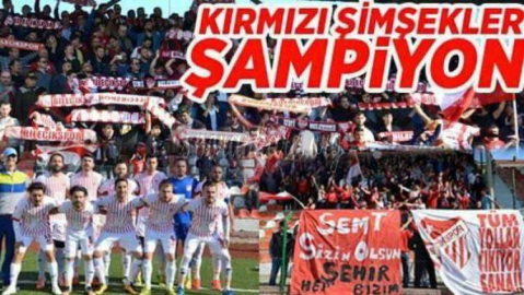 Şampiyon Bilecikspor'u Tebrik Ediyoruz