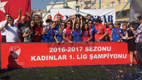 Konak Belediyespor Şampiyonluk Kupasını Aldı