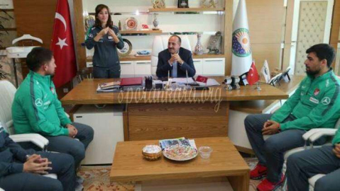 İşitme Engelliler'den Fatih Duruay Ziyareti