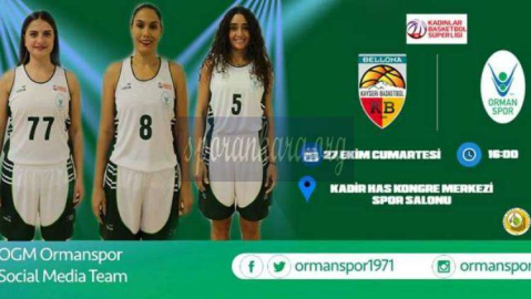 Ankara Ormanspor Kayseri Deplasmanı'nda 
