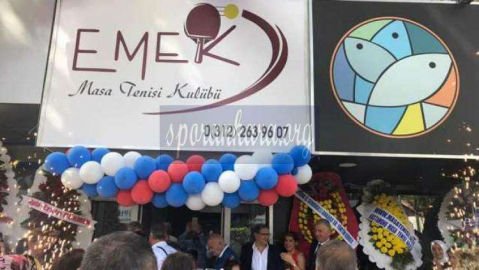 Masa Tenisi Kulübü Törenle Açıldı
