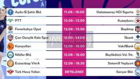 Sultanlar Ligi 1.hafta Programı
