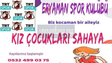 Trt Eryamanspor '' Haydi Çocuklar Sahaya '' 