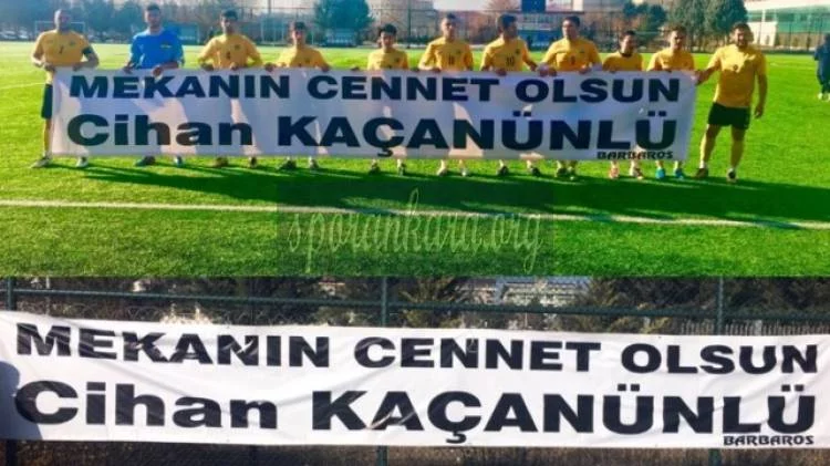 Yenidoğanspor Cihan Kaçanünlü'yü Unutmadı
